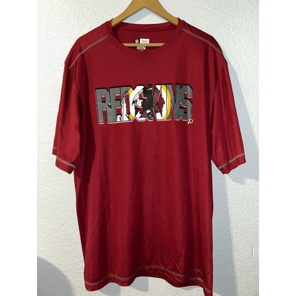 Vintage Washington Redskins NFL Team Apparel Shirt Mens 2XL Burgundy TX3 Cool